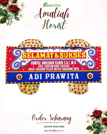 Papan Bunga Ucapan Selamat Kelapa Dua